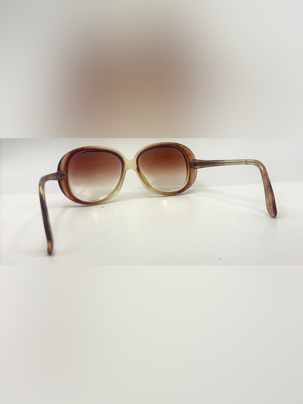 Vintage Rodenstock Brown Translucent Oval Sunglasses Frames Only - Picture 5 of 8